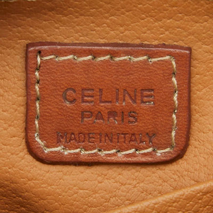 Celine Macadam Brown PVC Leather Women's Celine