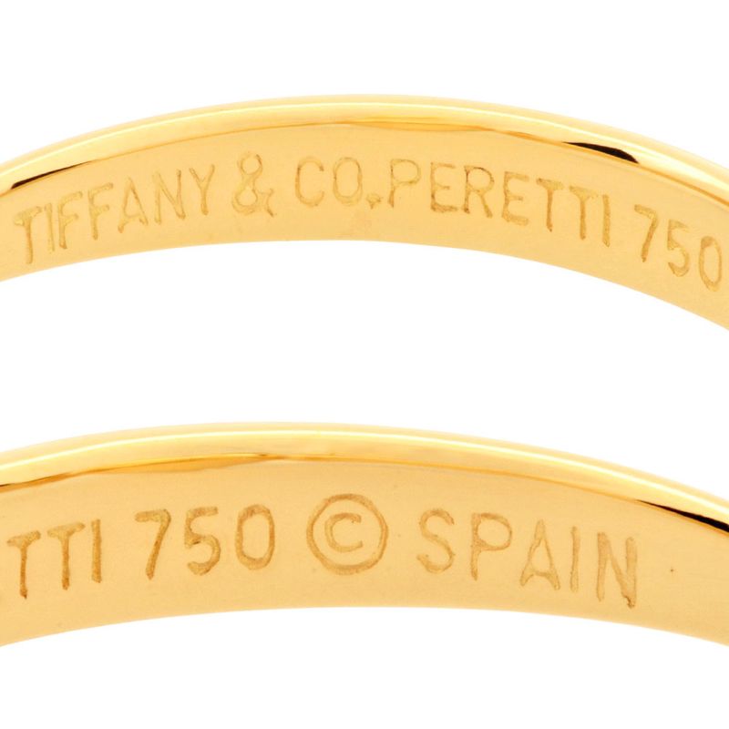 Tiffany & Co Tiffany & Co Bean Ring Approx 105 18K Yellow Gold 31g Gold