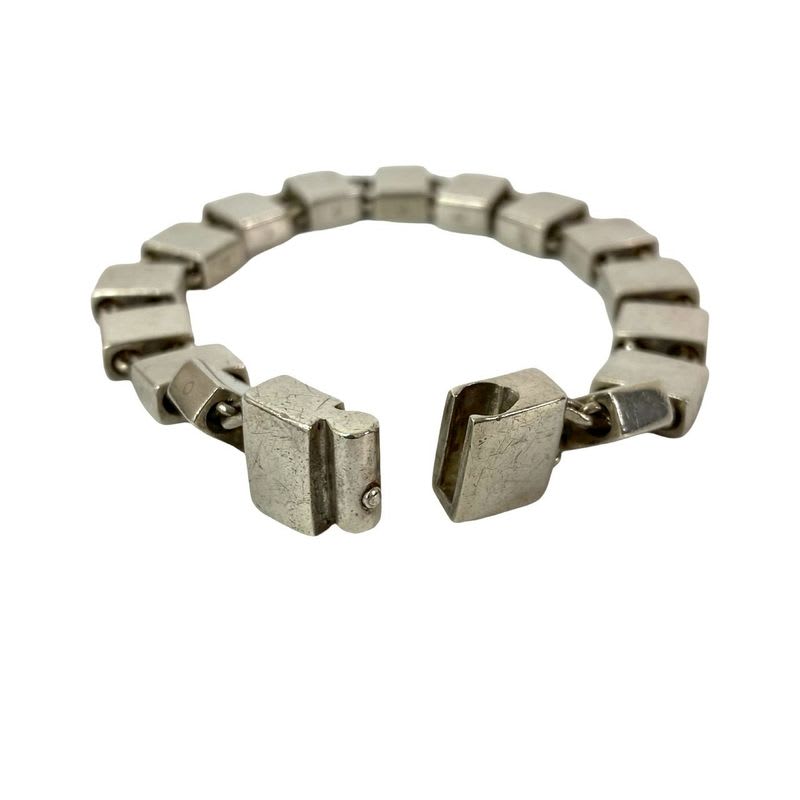 Gucci Square Chain Bracelet Silver 925 Bangle Accessories Small Items