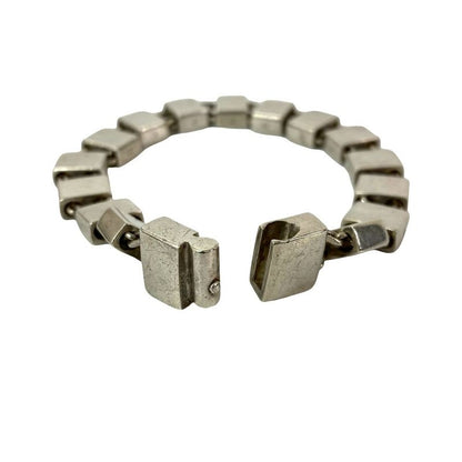 Gucci Square Chain Bracelet Silver 925 Bangle Accessories Small Items