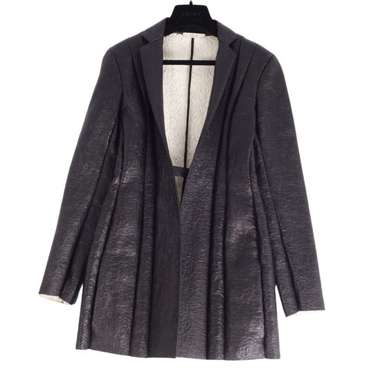 Celine Jacket Phoebe Period Leather Jacket Lamb Leather