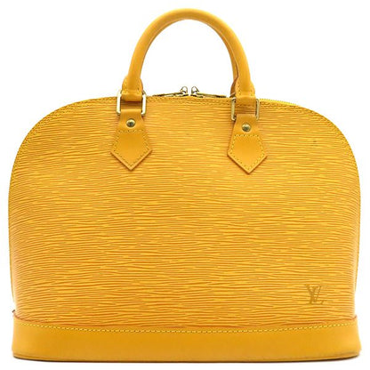 Louis Vuitton 2way Bag Alma Epi Leather Tassili Yellow Gold Hardware Yellow