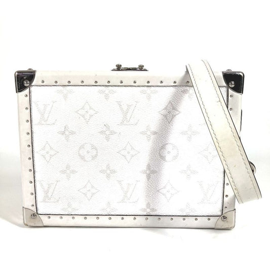 Louis Vuitton Shoulder Bag Trunk Clutch Box M11049 Monogram Canvas White