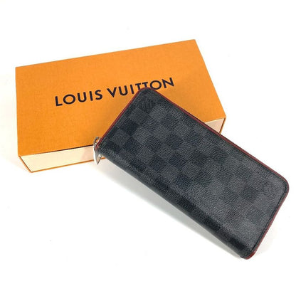 Louis Vuitton Long Wallet Zippy Wallet Vertical N63304 Damier Graphite Canvas