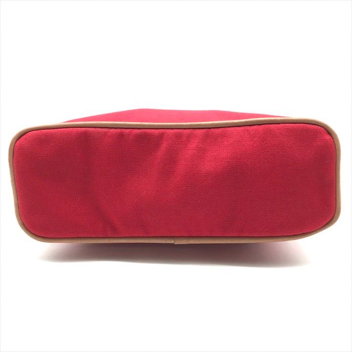 Hermes Bolide 25 Cotton Pouch Case Cosmetic Red
