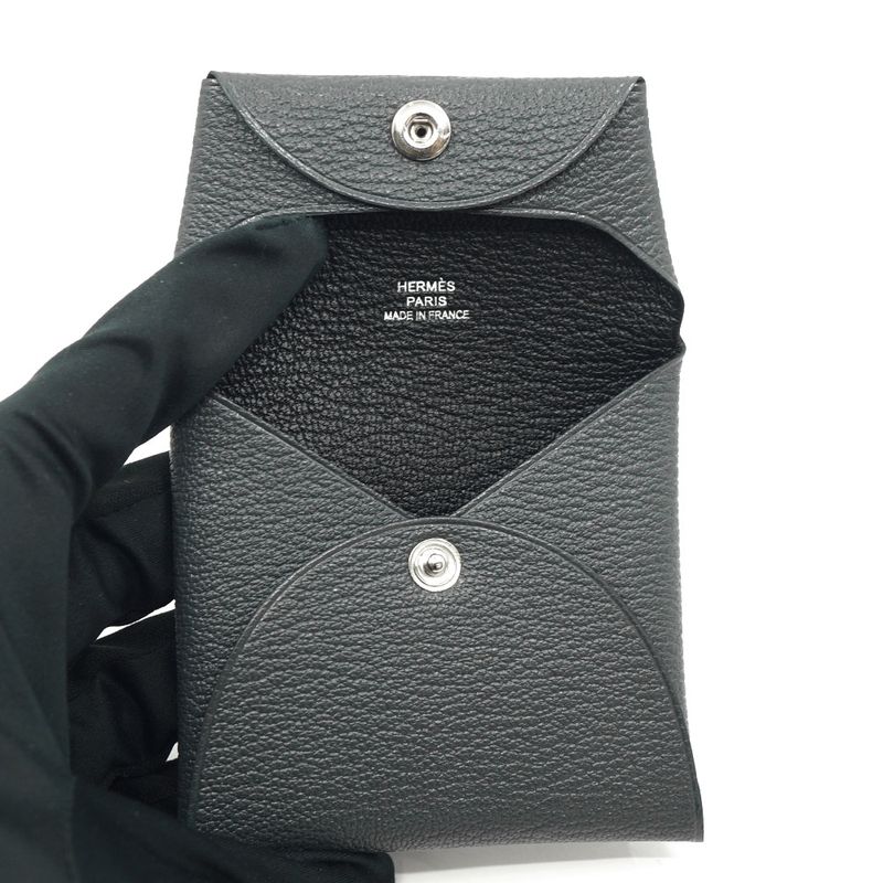 Hermes 041054 CK Bastia Coin Purse Wallet Grimistida-couglet-w Engraved