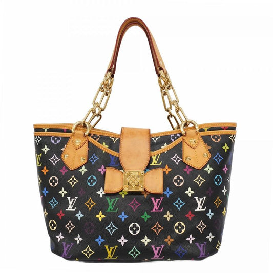 Louis Vuitton Shoulder Bag Monogram Multicolor Annie GM M40304 Noir Black Women