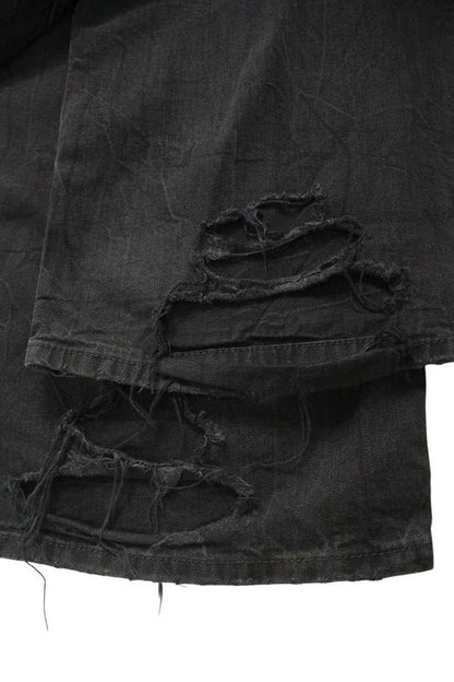 Balenciaga 24SS 786643 Tqw54 Drawcord Wide Baggy Denim Pants Men's XS