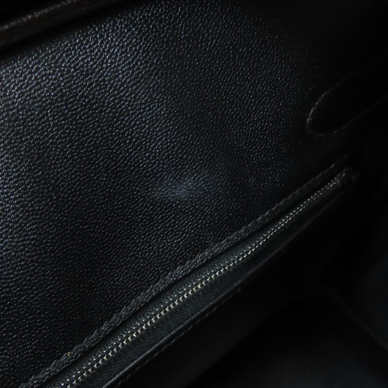 Hermes Birkin 30 Silver Hardware Handbag Togo Women