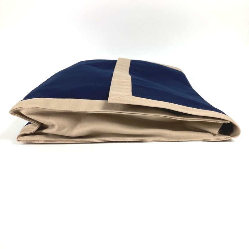 Hermes Clutch Bag Tapidocel Big Oversized Cotton Navy