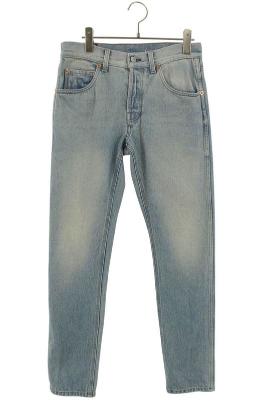 Gucci 430368 Xr606 Lined Sherry Line Denim Pants Men's 30