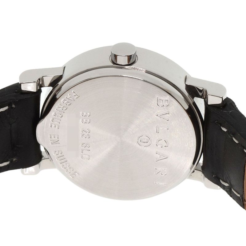 Bvlgari Bb23sl Bvlgari Watch SS Leather Ladies