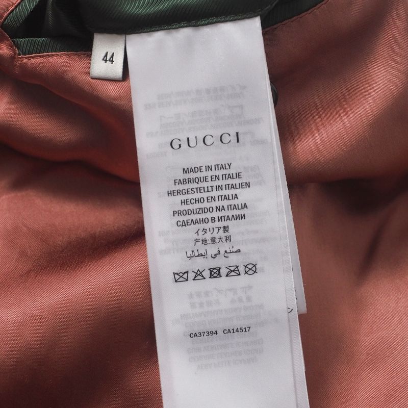 Gucci Sherry Line Jacket Size 44 Goat Leather Goat Leather Jacket Blouson