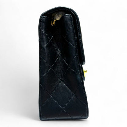 Chanel 21092899095430 Mini Matelasse Chain Shoulder Bag Ladies Black FREE