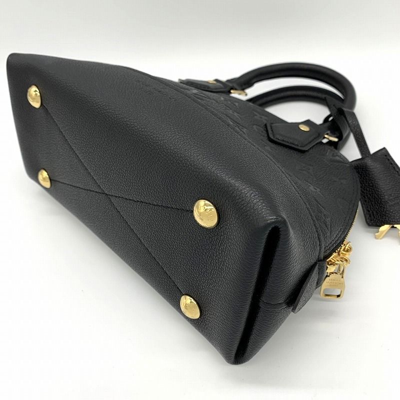 Louis Vuitton Alma BB M44829 Handbag Mini Bag Monogram Empreinte Black Women's
