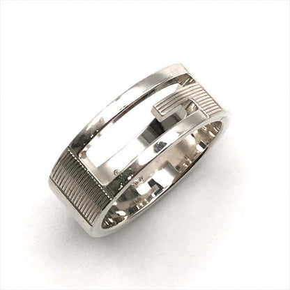 Gucci Brandet Ring Silver