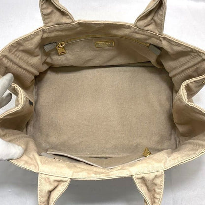 Prada Tote Bag Canapa Beige