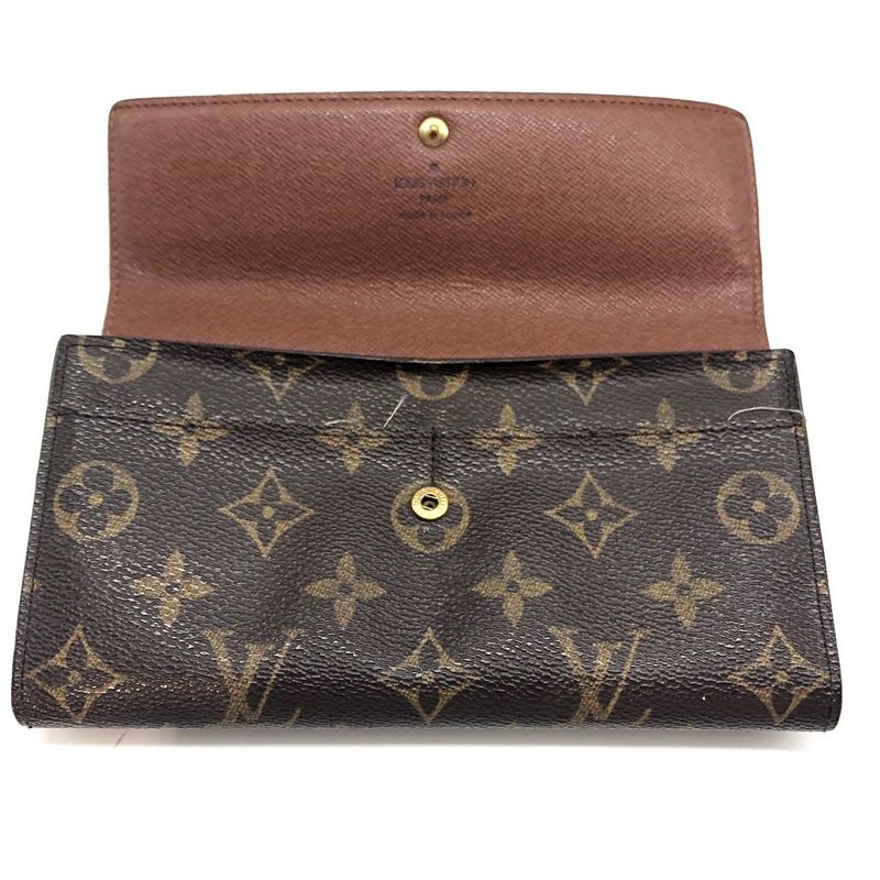 Louis Vuitton M61725 Porte Monet Cles Di Long Wallet Preowned 005888