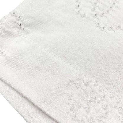 Chanel Short Sleeve T-Shirt Coco Mark Pearl Cropped Length P72733 M Size Cotton