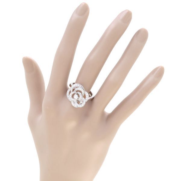 Chanel Camellia Collection Diamond Ring / Medium Model #58