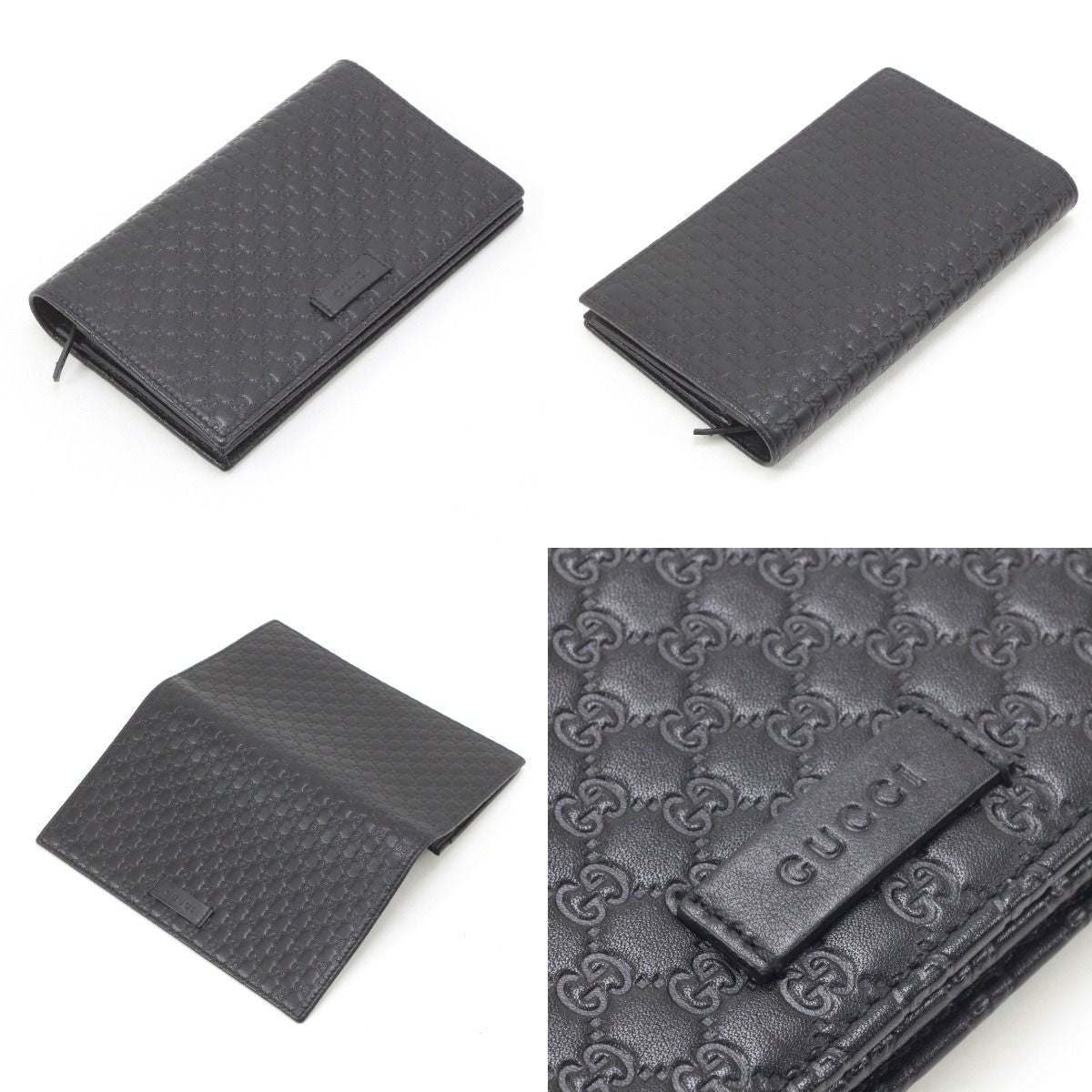 Gucci Micro Gucci Shoulder Wallet 466507 Black