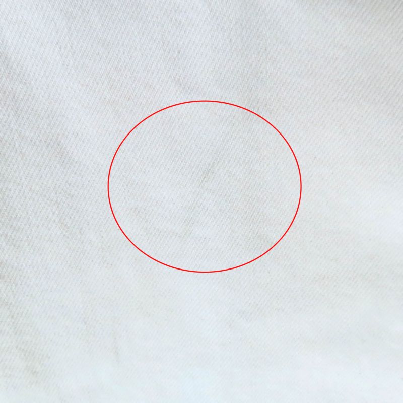 Louis Vuitton 23SS A-line Bleached Denim Zip-up Dress Ivory 36 With Hanger And