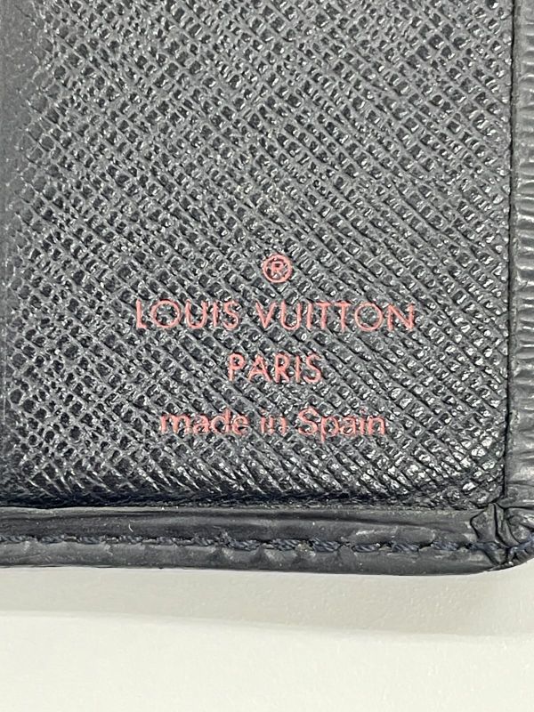 Louis Vuitton Epi Portobier 6 Cartes Cles Di Bifold Wallet M63312 Black Made In