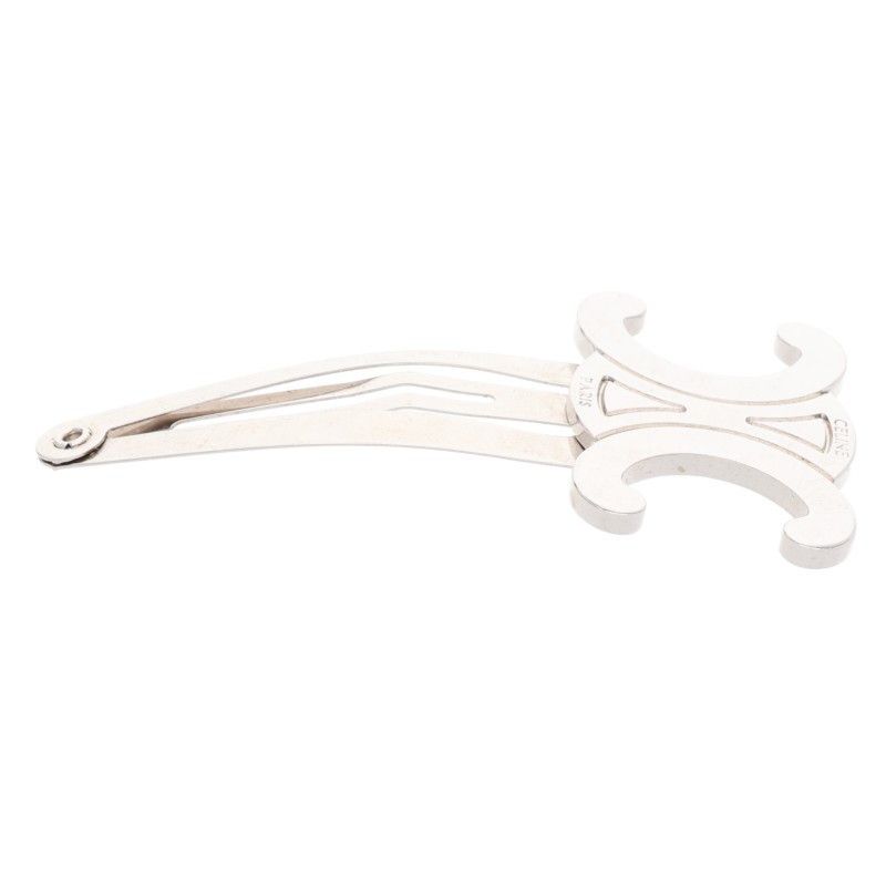 Celine Triomphe Hair Clip Accessory Pin Women