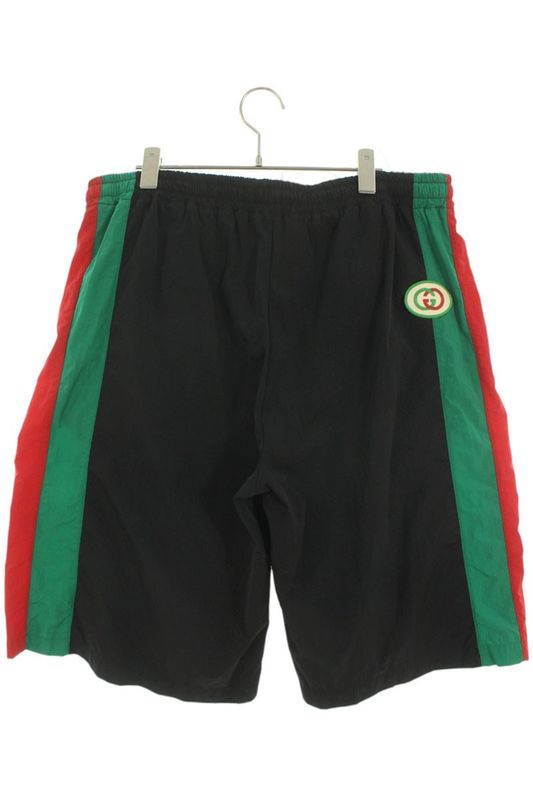 Gucci 57550 Xjbak Sideline Nylon Half Pants Men's XXL
