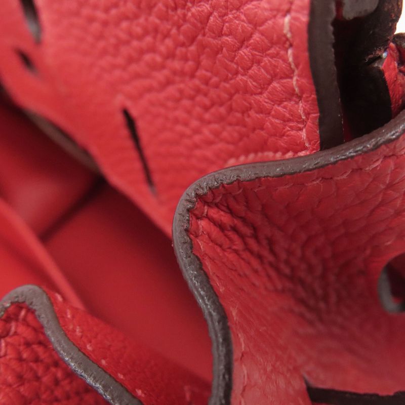 Hermes Birkin 25 Rose Jaipur Silver Hardware Handbag Taurillon Women