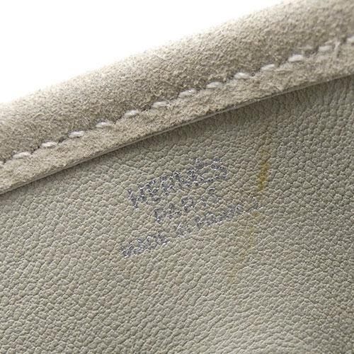 Hermes Vespa TPM Mini Debris Gray Shoulder Bag Silver