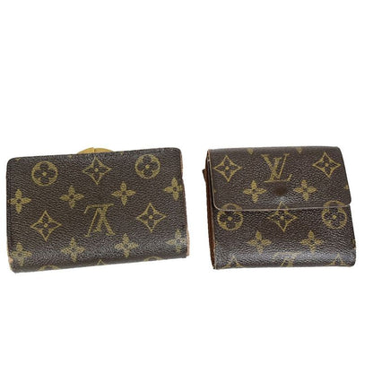 Louis Vuitton Wallets Set Of 2 Fold Wallets Monogram 05fb092