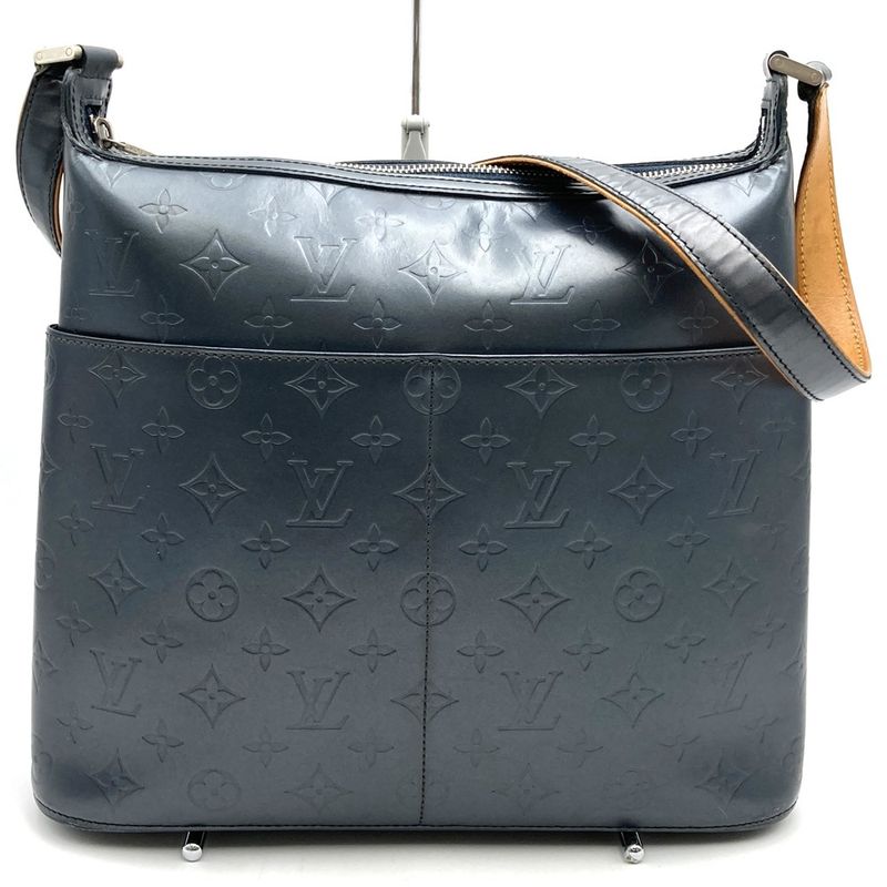 Louis Vuitton Sutter M55165 Shoulder Bag Grey Monogram Matte Ladies Men Fashion