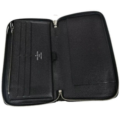 Louis Vuitton Zippy Organizer Damier Graphite Long Wallet N63077 81bs093
