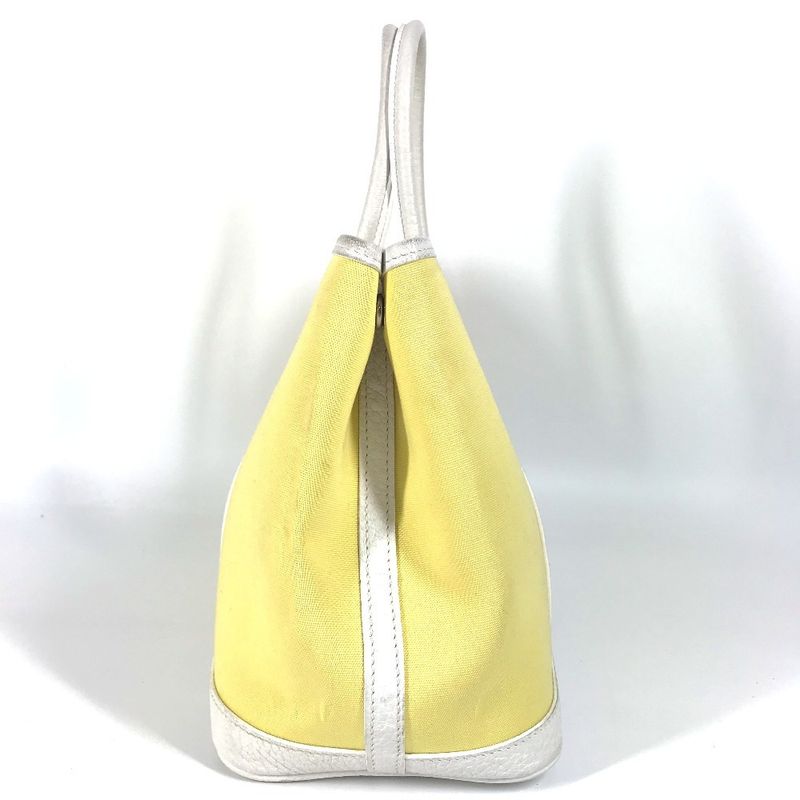 Hermes Handbag Garden Party TPM Garden Party TPM Toile Ash Yellow