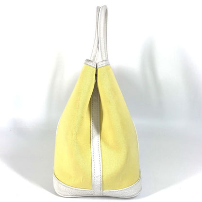 Hermes Handbag Garden Party TPM Garden Party TPM Toile Ash Yellow