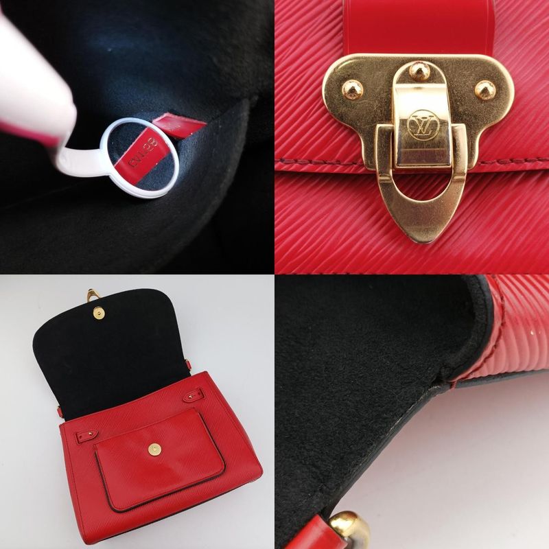 Louis Vuitton Bolsa Boccador Red Leather M53337ca1158
