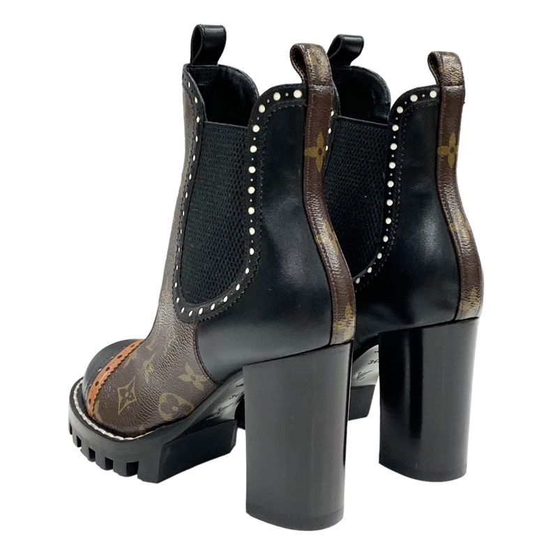 Louis Vuitton Rockabilly Line Monogram Short Boots Ankle Boots Side Gore
