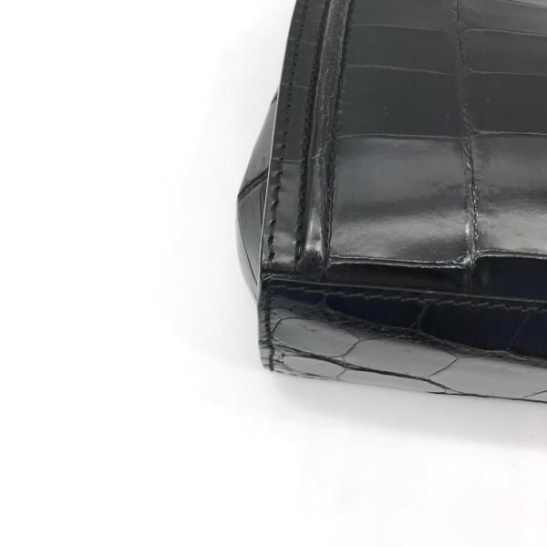 Gucci Croco Logo 2-Way Mini Shoulder Bag Black