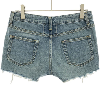 Saint Laurent Paris 16ss Cutoff Denim Shorts 375916 Indigo Blue 25