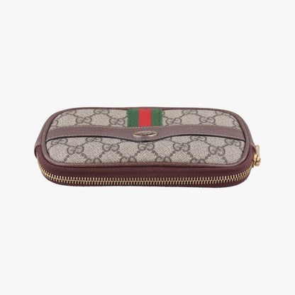 Gucci Ophidia Brown X Green X Red PVC Coated Canvas X Leather 519308