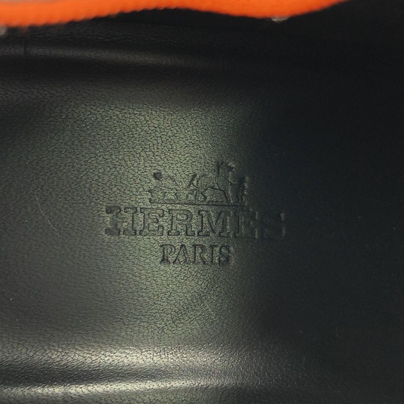 Hermes Crew Knit Sneakers Black 35 1 2