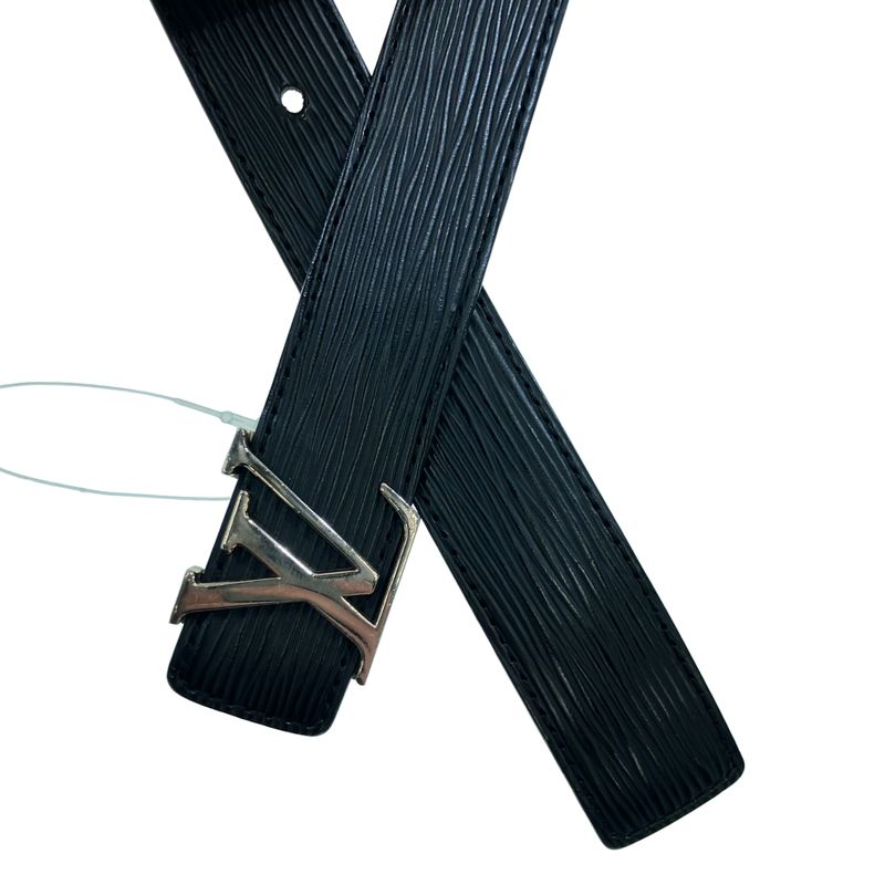 Louis Vuitton Epi Initial Leather Belt M9553 Black