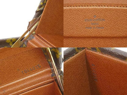 Louis Vuitton LV President Clasor Monogram Attache Case Handbag Brown M53012