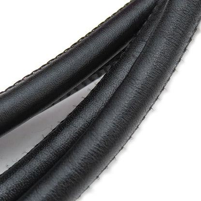 Chanel Tote Bag Cambon Line Medium Leather Enamel Black Silver Hardware Black