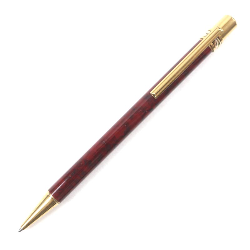 Cartier Trinity Marble Pattern Logo Engraved Twist Ballpoint Pen