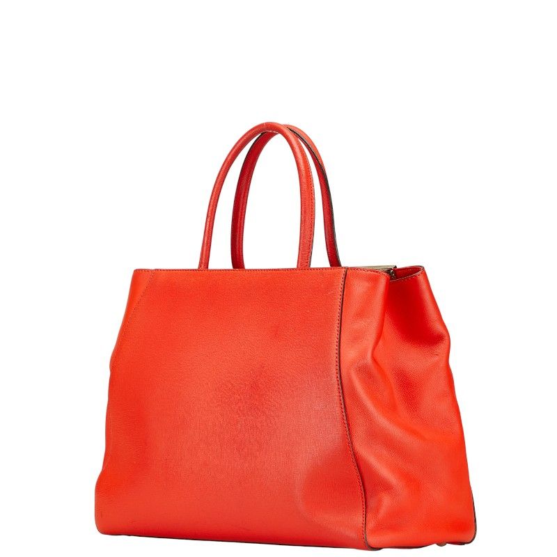 Fendi Toujours Handbag Shoulder Bag 2WAY 8bh250 Red Leather Women Fendi