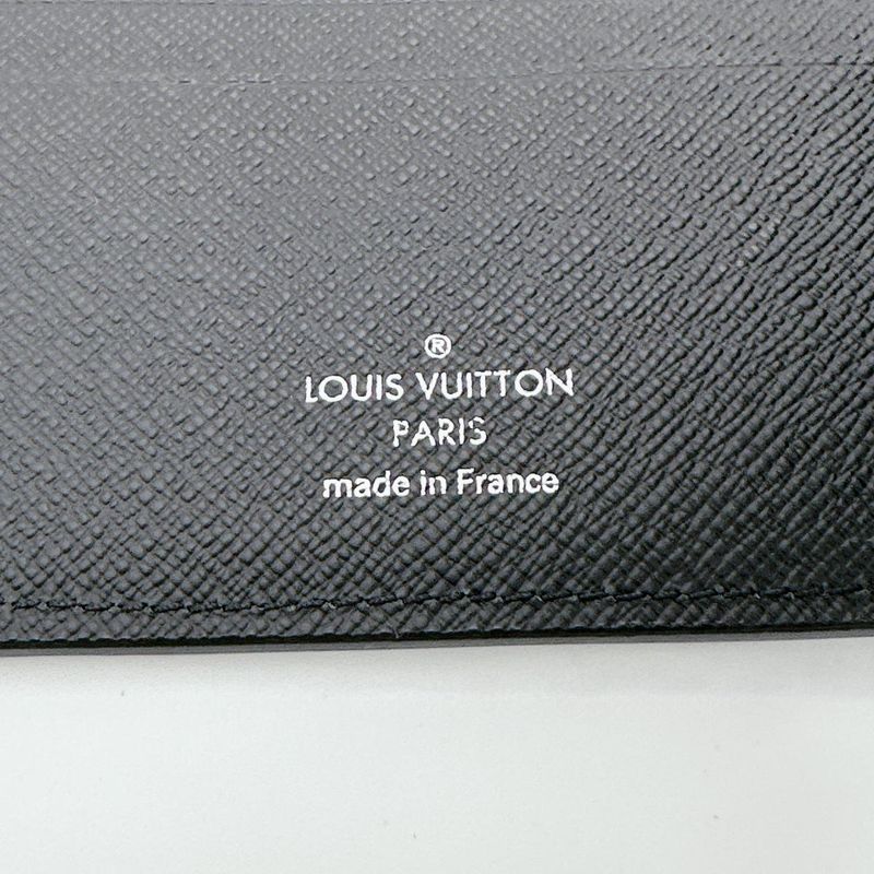 Louis Vuitton M60662 Epi Portefeuille Multiple Fold Wallet Louis Vuitton Black