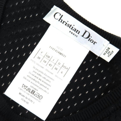 Christian DIOR 2021 114t42am531 Back Logo Mesh Design Tank Top Sleeveless Top