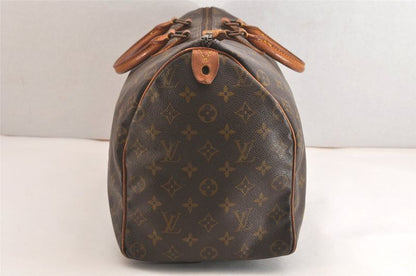Louis Vuitton Monogram Speedy 40 Hand Boston Bag Old Shape LV 2951n